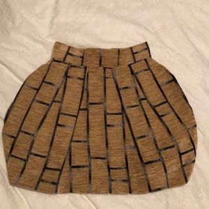 Couture mini skirt